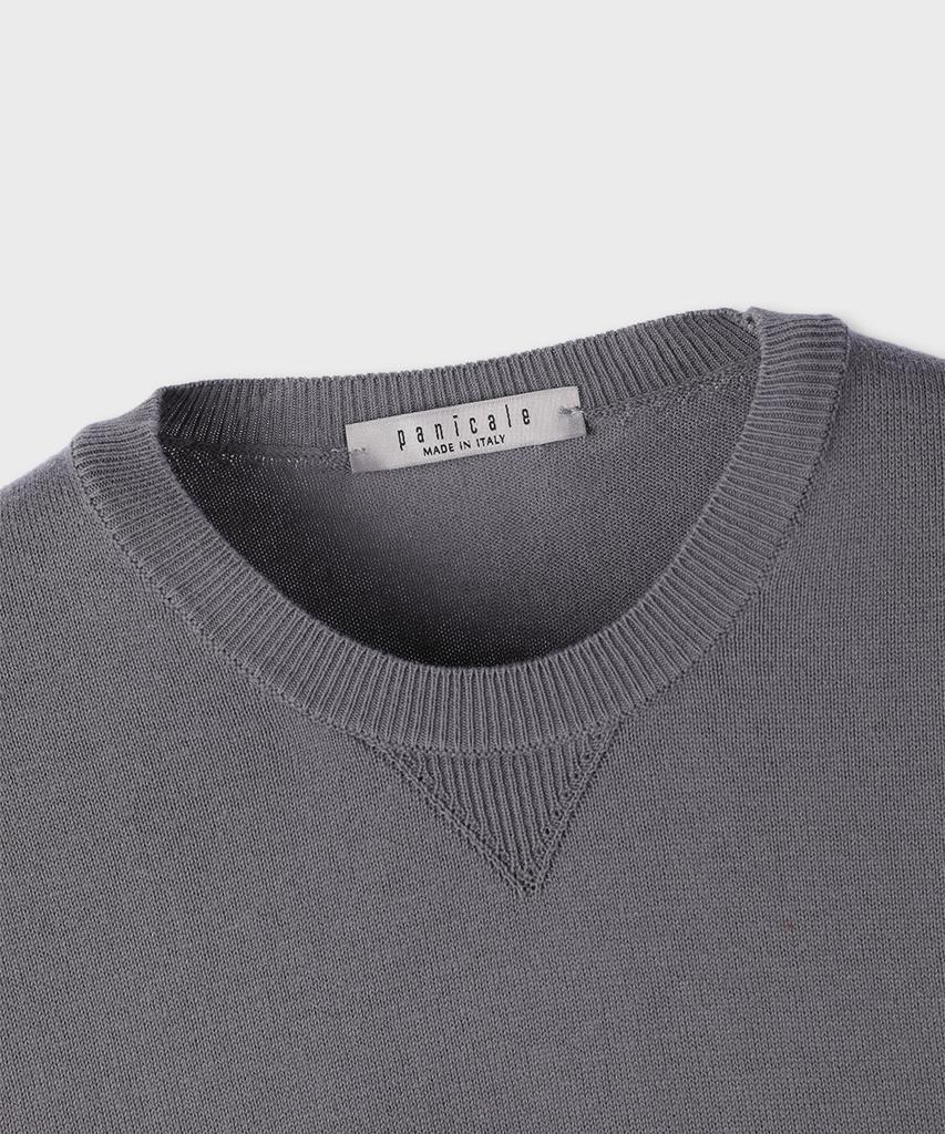 PANICALE Washed Soft Cotton Knit 4 Colors
