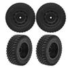 4pcs Professional Plastic Rubber Tire RC Accessory Upgrade Parts Fit for MN86 RC Car