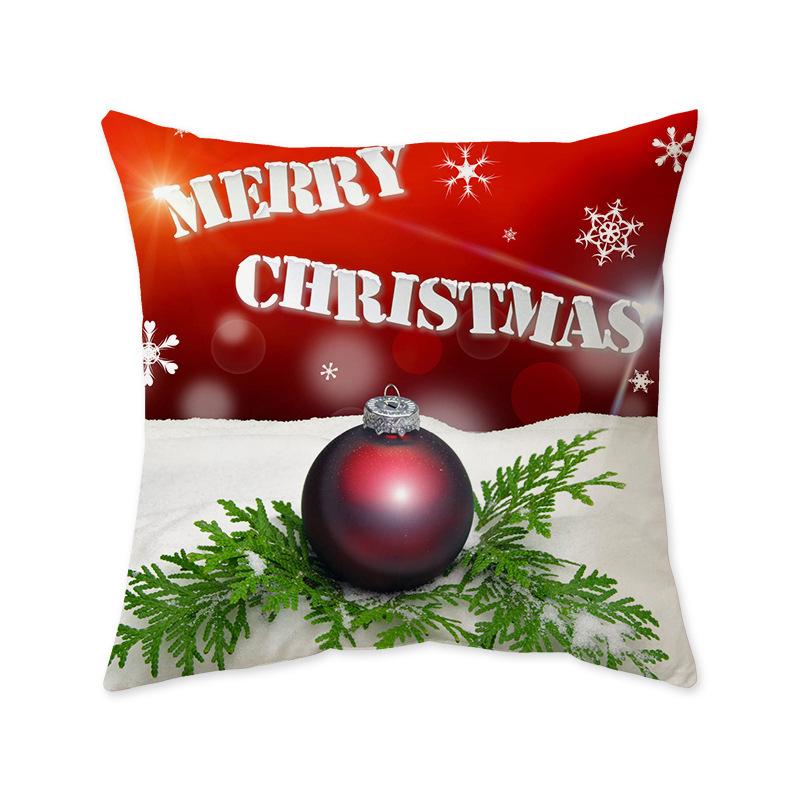 Christmas Series Decorative Cushion Pillow Ins Style Fashionable Sofa Living Room Bedside Cushion Pillow Cover