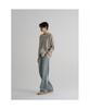 8seconds Lightweight Cable Round Cardigan Light Gray