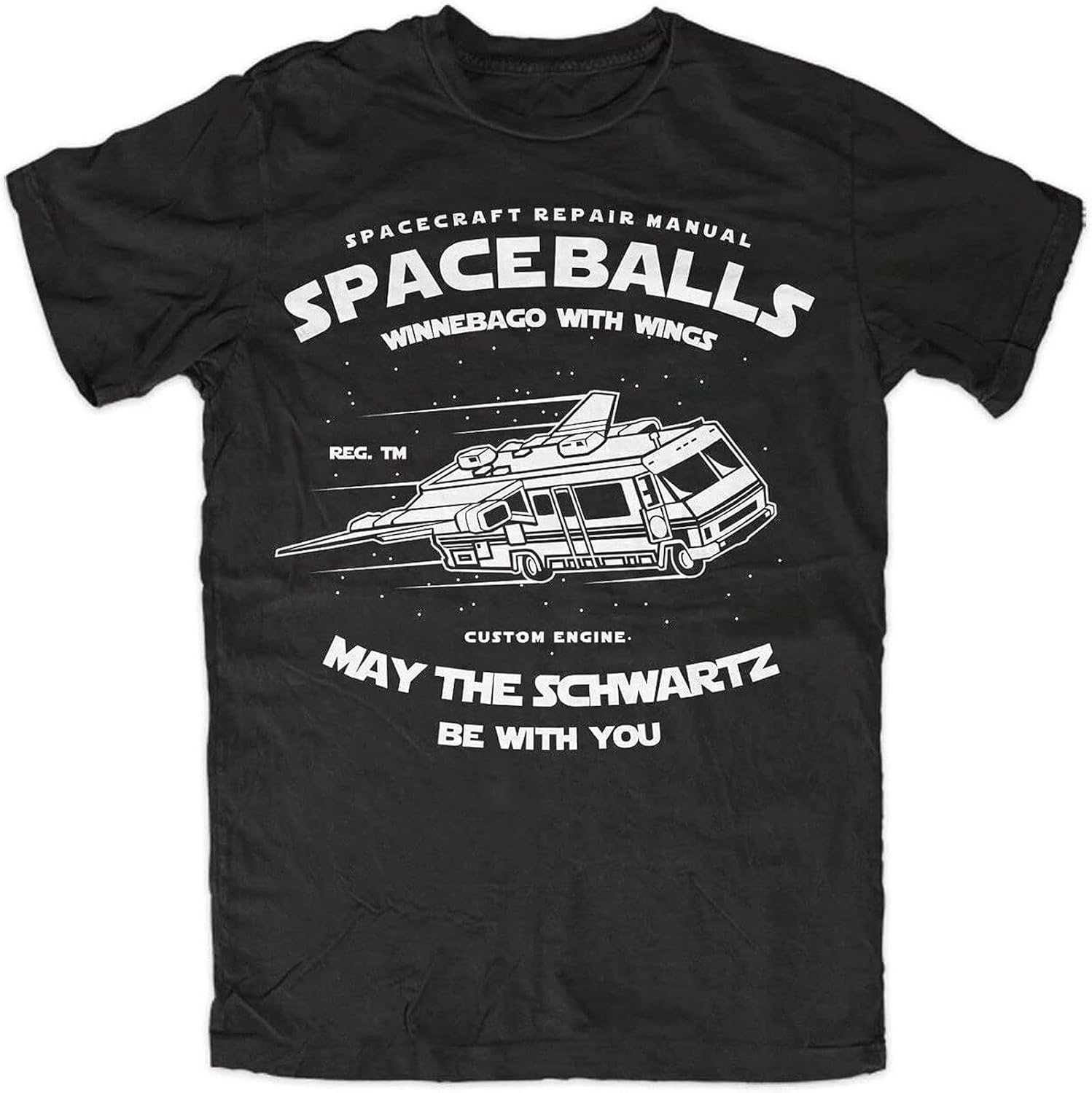 Men s Spaceballs T Shirt Black L