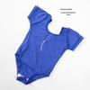 Girls' Summer Ballet Dance Leotard - Short-Sleeved Gymnastics Jumpsuit for Children's Chinese Dance Training
