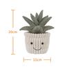 Apricot Lamb Potted Aloe Plush Toy, Soft and Cute, Fluffy Potted Aloe for Boys and Girls, 18cm