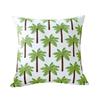 45x45cm Nordic Green Plants Embroidered Pillow Cover Pillowcases Leaf Cushion Cover Decorative for Sofa Bedroom Home Decor