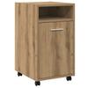 Cabinet on Casters Artisan Oak Finish 33 x 38 x 60 cm Engineered Wood