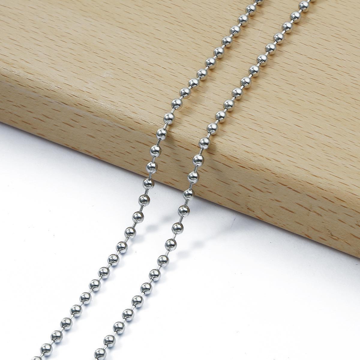 

Зашифрованная крестообразная цепочка с круглыми бусинами DIY ожерелье для ключицы декор витой цепочкой