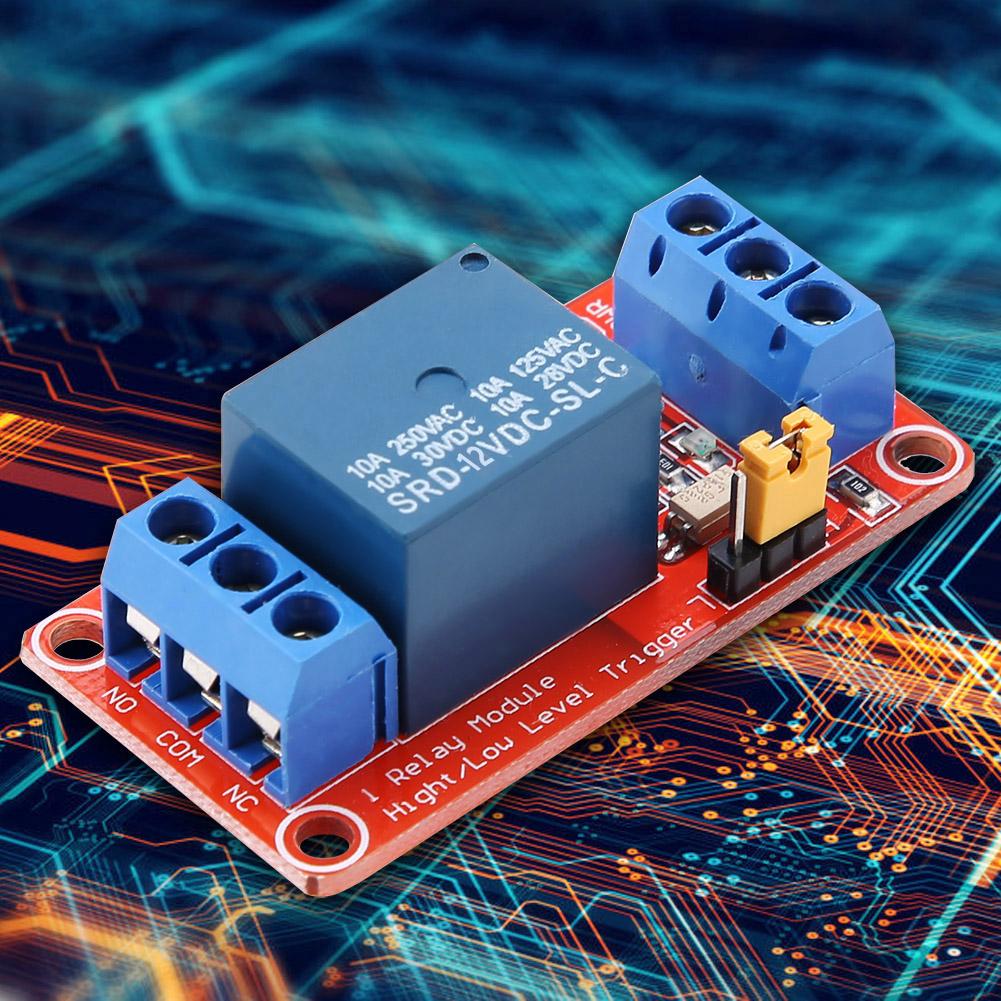 

1 Channel Optocoupler Relay Module Board High & Low Trigger 12V