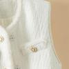 Siboer Women's Elegant Little Fragrant Style Down Vest
