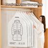 1PCS Hanging Vacuum Storage Bags PET+PE Space Saving Clothes Organizer Down Coat Wardrobe Protector Household Supplies