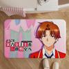 Anime-Classroom of the EliteS Floor Mat Soft Non-Slip Bath Mat, Bedside Carpet, Absorbent Doormat for Home