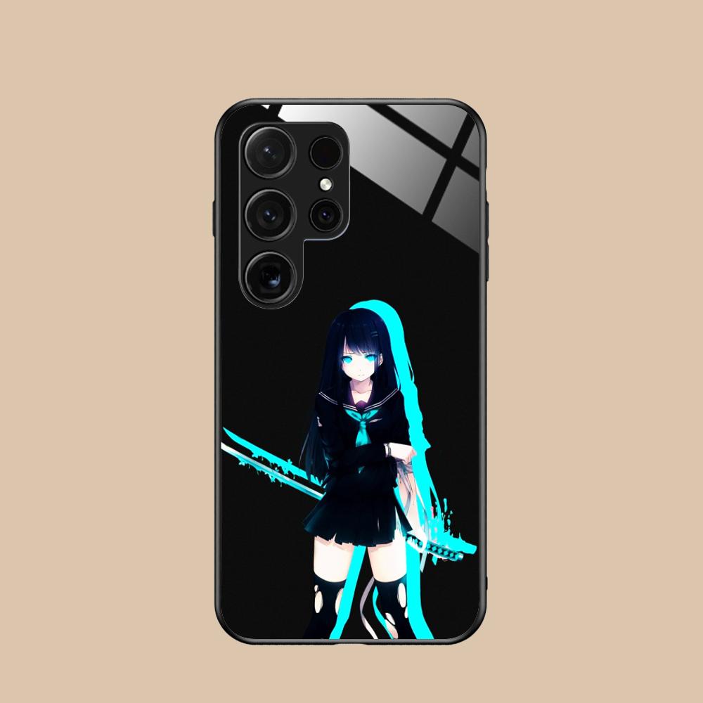 Anime-Mädchen Handyhülle für Samsung Galaxy S26 S25 S24 S23 S22 S21 S20 Note20 Plus FE Ultra Glas Bunte Hülle