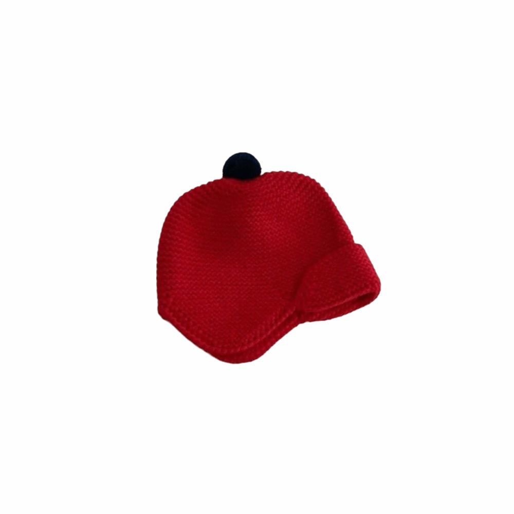 Cache-oreilles d'hiver pour bébé coupe-vent, bonnet chaud de protection des oreilles, nouveau bonnet tricoté pour bébé, garçons filles