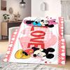 Mickey Flannel Blanket for Bedrooms Sofas Beds Chairs Picnics Travel Cartoon Print Home Decor Unique Gift Various Sizes