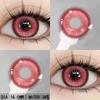 1 Pair Purple Lenses for Eyes Color Contacts Lens Anime Pink Lenses Blue Pupils for Eyes Y2K Lenses for Natur… More