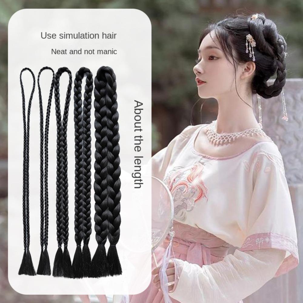 Tool Hair Accessories Twist Braid Wig Hanfu Cosplay Hair Pieces Braided Hair Rope Long Braided Hair