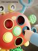 Baby Fun Cartoon Crab Lala Toy Whip Music Puzzle Early Education Toys a Variety of Play Can Be Pressed To Bite