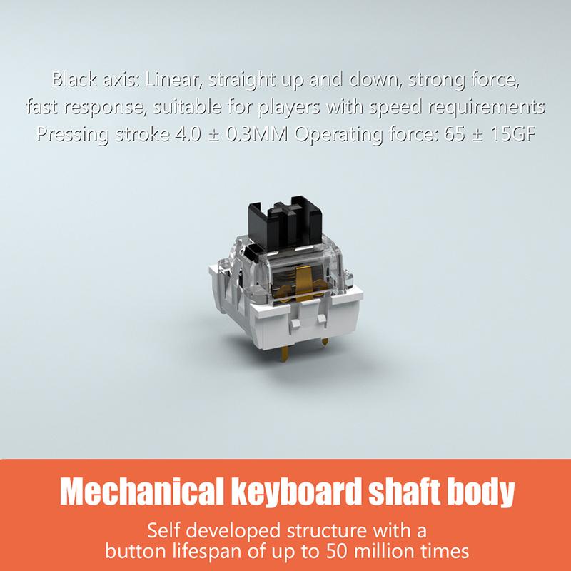 20Pcs Mechanical Keyboard Linear Switch Hifi Sound Rgb Smd Gaming  Swap Switch