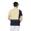 TaylorMade Color Block S/S Polo, Cream, Size M, Men's, 24FW UN341