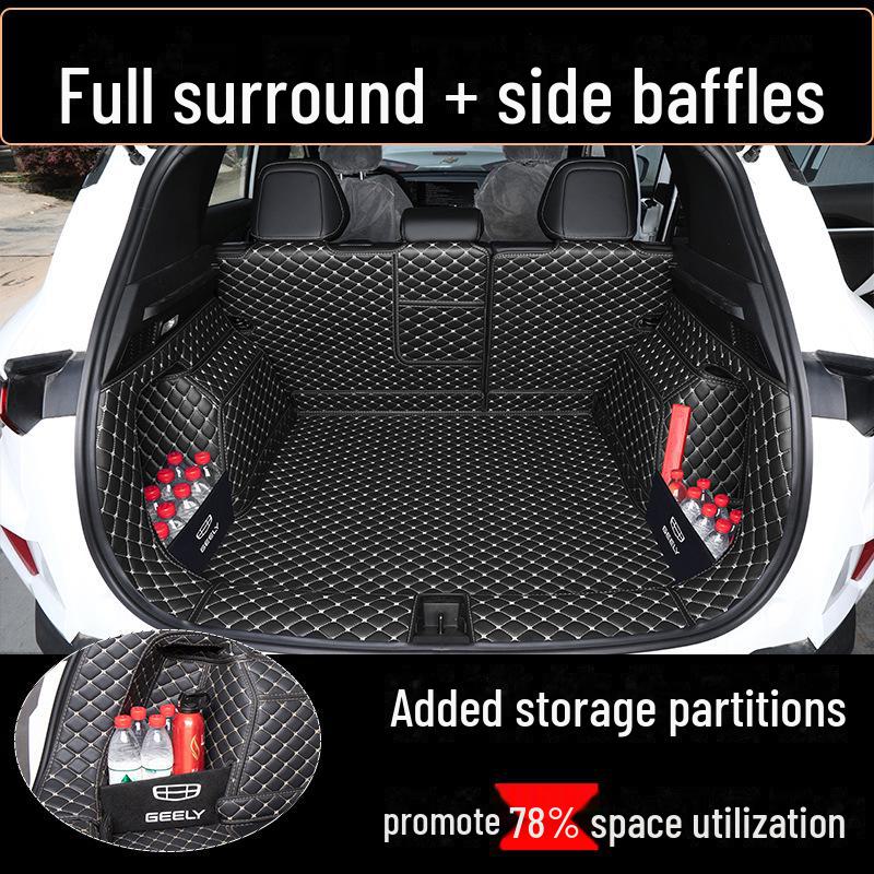 

Универсальный коврик для багажника Geely Binyue 2023 года — новый крутой дизайн Trunk without Side Nets