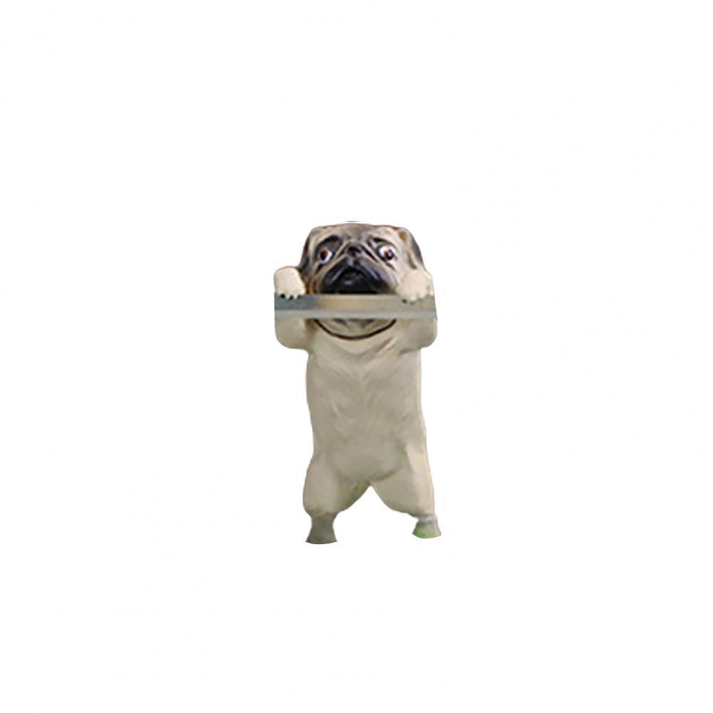 Handmade Cute Dog Resin Ornament Fall-resistant Layout Props For Aquarium Fish Tank Landscaping Decor