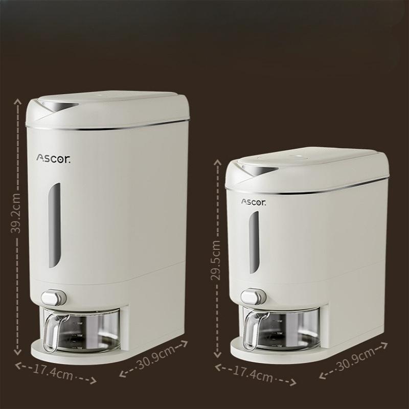 Rice Bucket Household 2026 New Sealed Rice Jar Rice Box Insect and Moisture Proof Kitchen Rice Storage Container High End