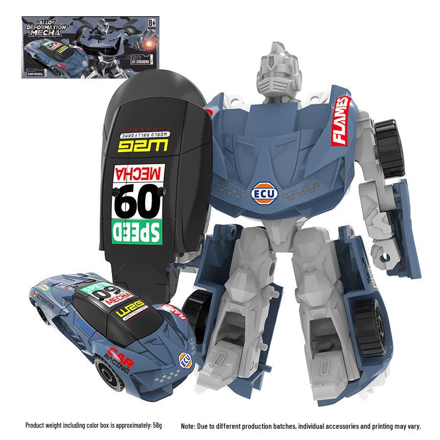 Трансформирующийся робот-игрушка для трансграничной торговли: Собранная гоночная машина Автобот Меха Гундам Модель для детей 6+
