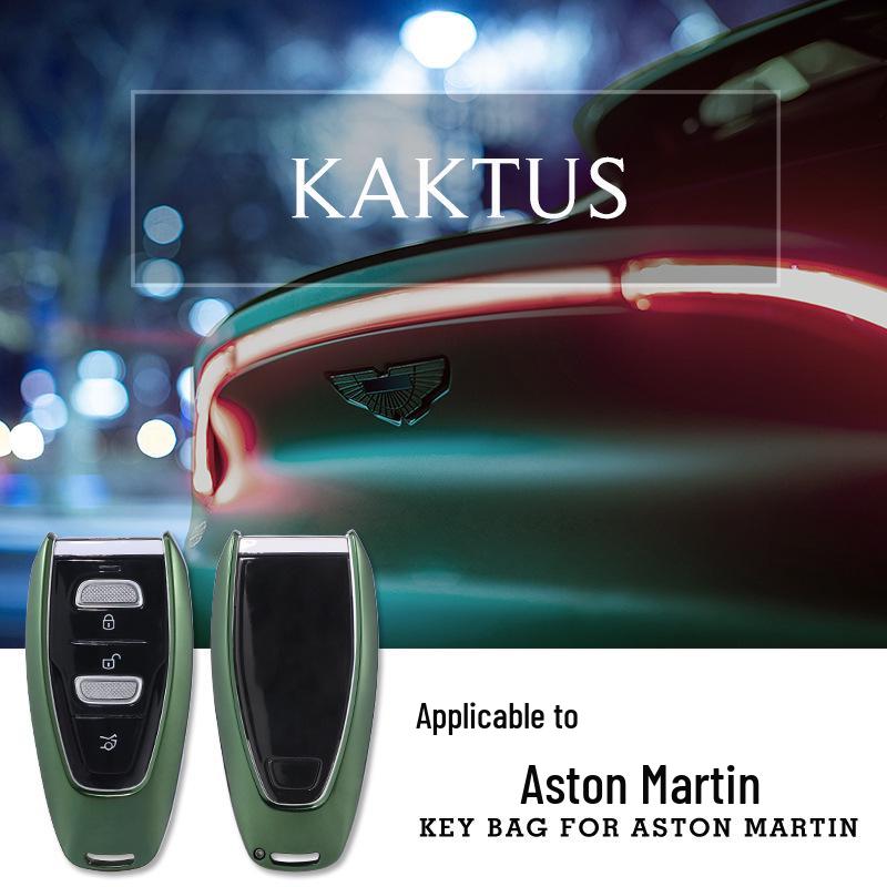 KAKTUS Cashu Car Key Case for Aston Martin DBX - Protective Shell Cover with Buckle