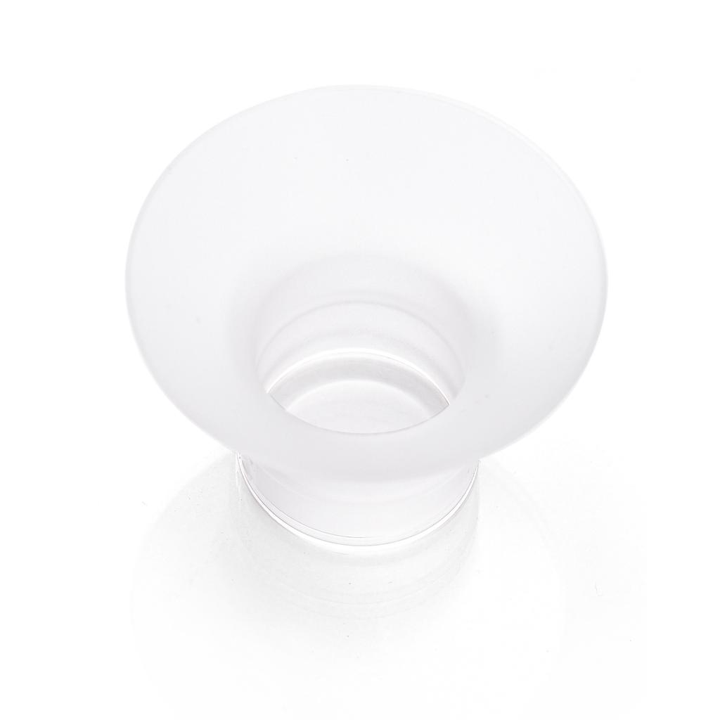 Electric Breast Pump Replacement Accessory with 3pcs 21mm Flange Inserts Soft Silicone Adapter for XN/MD-2267A Wearable Breast Pump