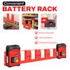 6PCs/Set Splicable Wall Mount Battery Holder For Einhell Power X-Change 18V Battery Dock Holder Battery Storage Fixing Brackets
