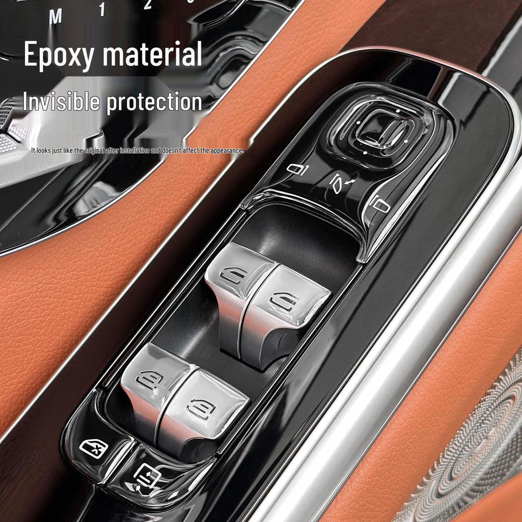 Mercedes-Benz S-Class Window Lift Panel Sticker for S400/S450 Interior