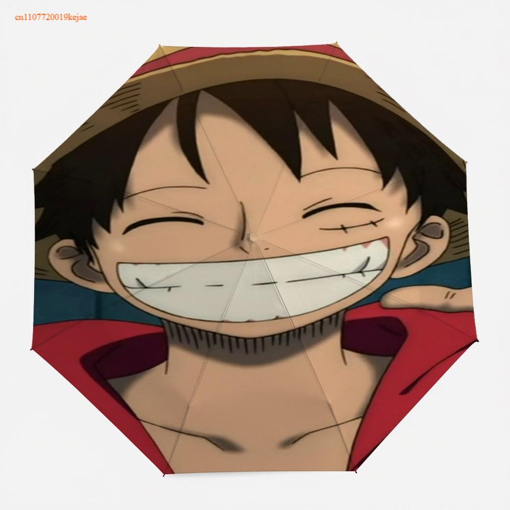 ONE PIECE Monkey D. Luffy Classic Grin Umbrella Museum-Quality Anime Original Print UV Protection Premium  All-Weather Umbrella