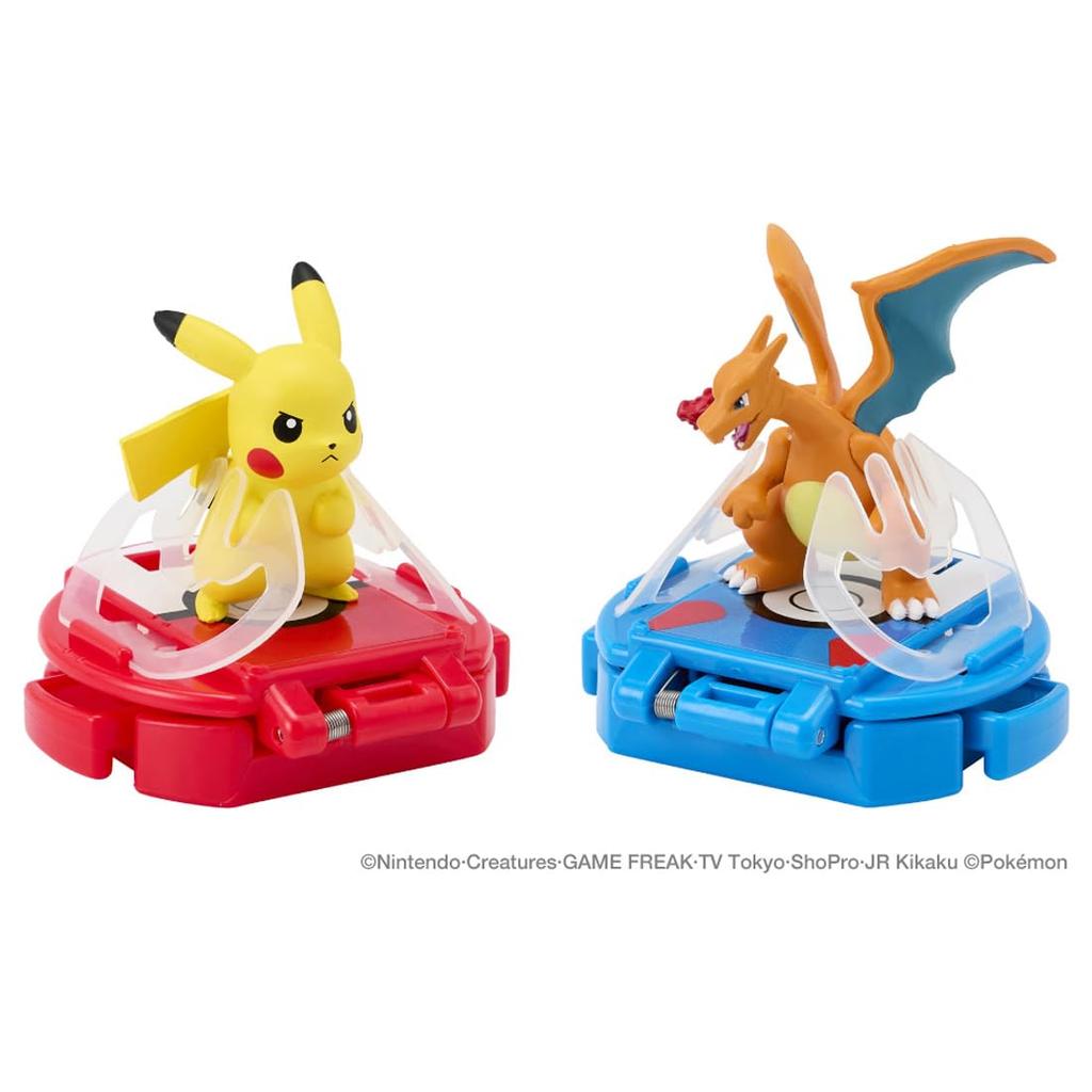 Pokemon Monster Collection Battleze Pikachu VS Charizard