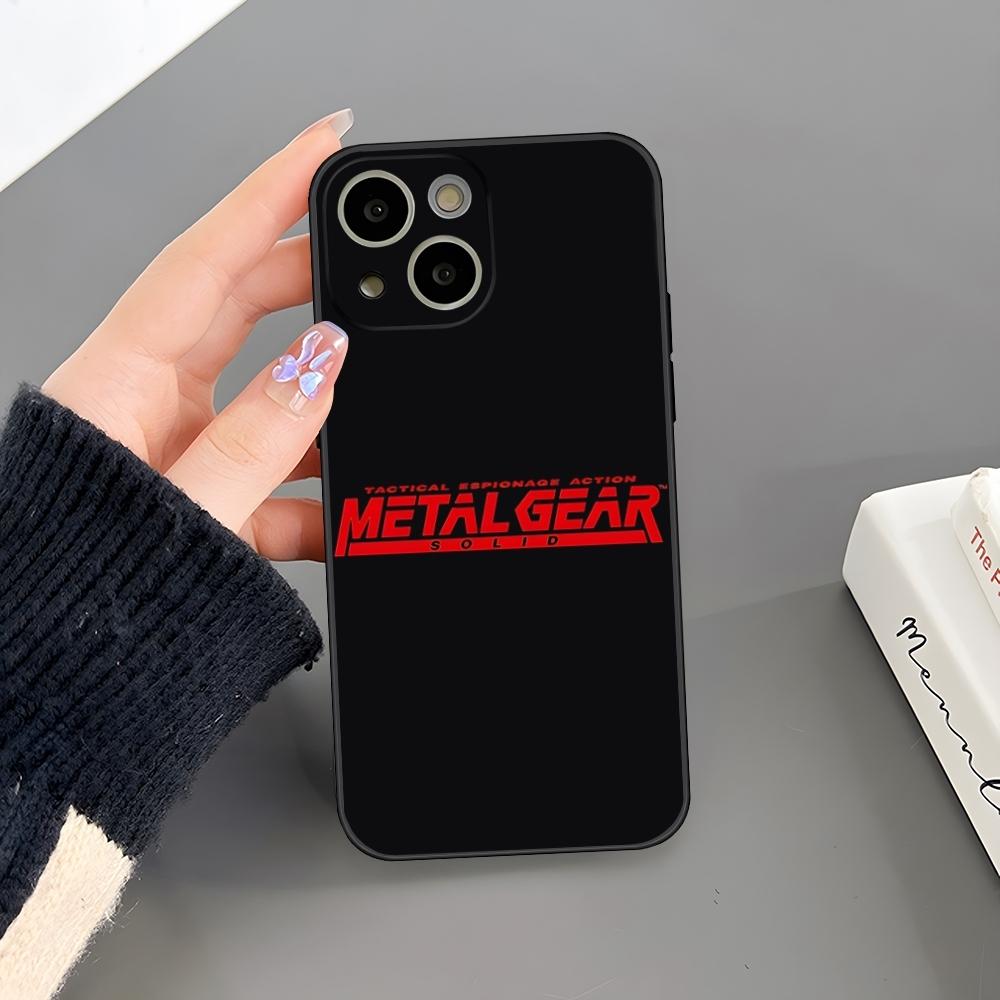 Metal Gear Solid Phone Case For iPhone 18 16 Plus 15 14 Pro Max 13 Mini 11 12 Xr X Xs 6 7 8 SE Plus Back Cover