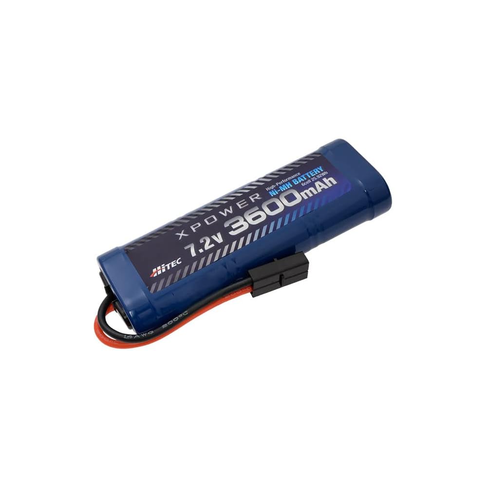

Hitec X-Power XP3600-NT-B Ni-MH 7.2V 3600mAh Battery Tamiya Connector Round Type RC Electric Vehicle