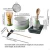 8-teiliges Matcha-Set mit Schale, Bambusbesen, Löffel und Tuch für Teeliebhaber