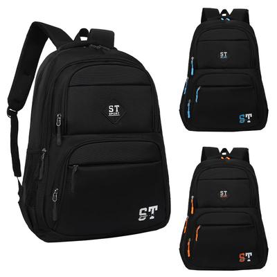 Urban Minimalist Letter Print Casual Backpack Business Trip Travel Laptop Backpack School Bag for College and High School Students