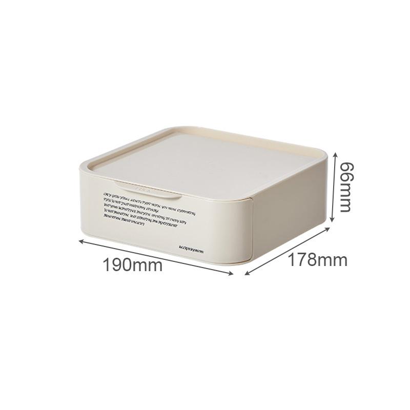 1pc Desktop Storage Drawer Tea Table Stackable Storage Box Coffee Capsule Organizer Box Cosmetics Organizer Plastic Mini Drawer