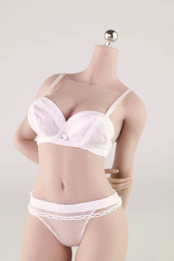 Scale Figure Bikini Bra and Panties Underwear Action Figure for White [Tbmodel] 1/6 TBLeague,