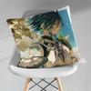 Cute XXiao Genshin Impact Pillowcase for Sofa Room Office Decor Printing  Merchandise AllMatch Cushion Cover