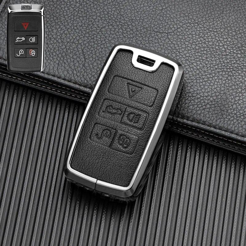 

Чехол для автомобильного дистанционного ключа из сплава, брелок для Land Rover Range Rover Sport Evoque Freelander2, защитная пленка, аксессуары для бесключевого доступа