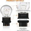 3157 4157 Bulb, 2 Pack 12V Brake/Tail/Turn Signal/DRL Lights | P27/7W 3157NA 3157LL 3047 3057 4057 T25 Replacement for F150 Focus Altima Silverado