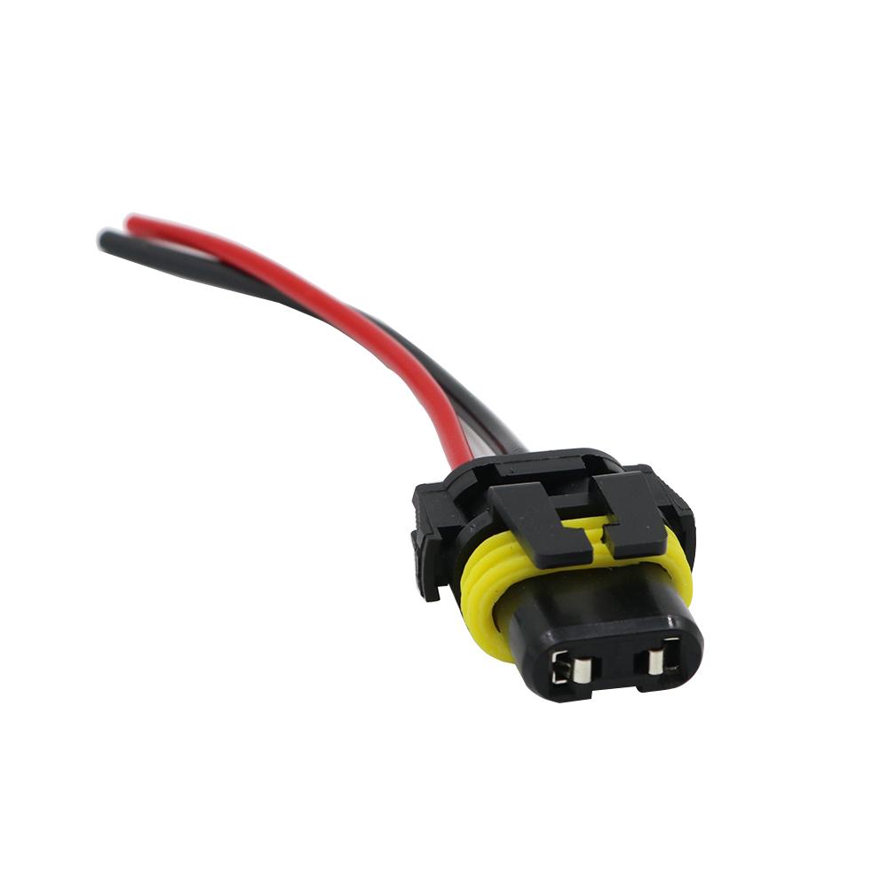 1Pcs H4 H7 H11 H13 H16 5202 Female Adapter Sockets pigtail Wiring Harness Connector Holder Plug For Headlight Fog Light Retrofit