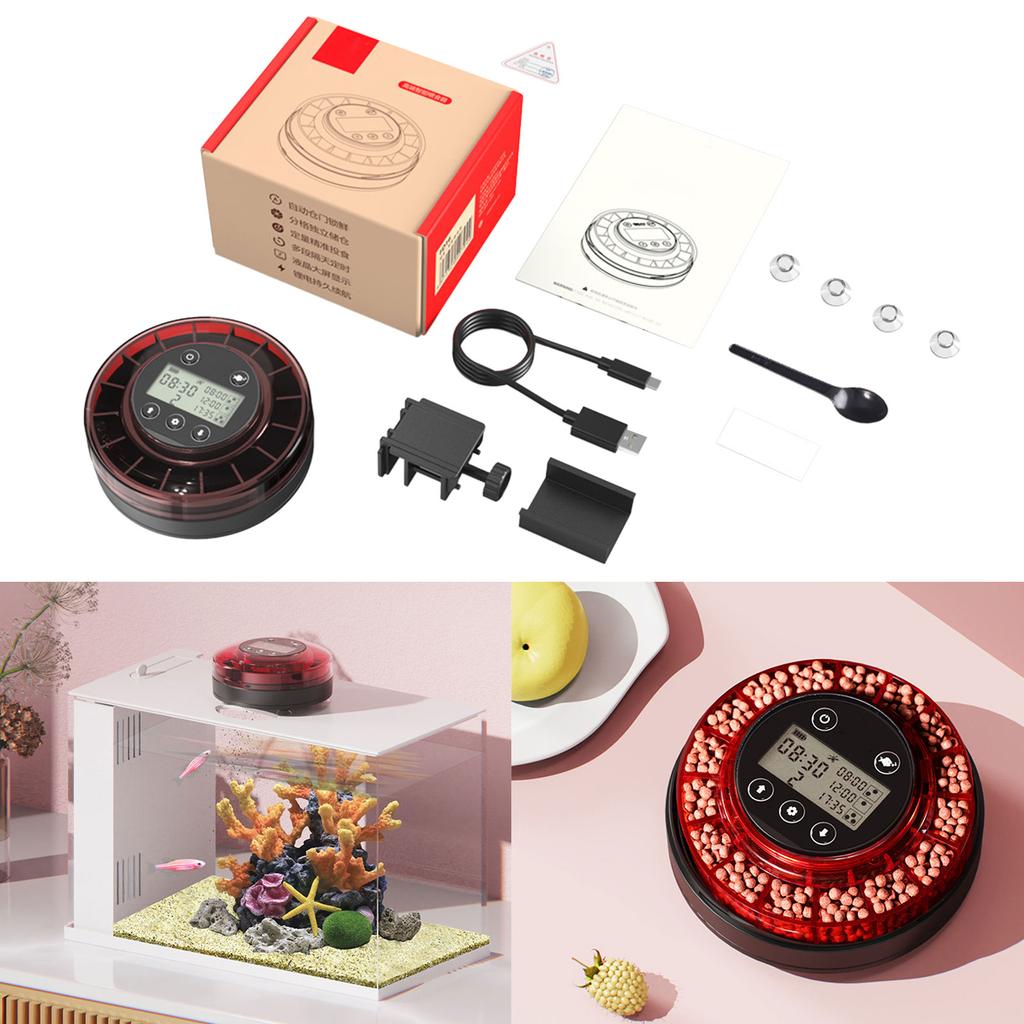 Fish Feeder Automatic Dispenser FishTank Automatic Feeder Automatic Fish Feeder For Aquarium Timing Automatic Fish Feed