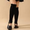 Foot Cover Fleece Leg Warmers Knee High Knitted Leg Coverings Fashion Winter Leg Warmers  Women