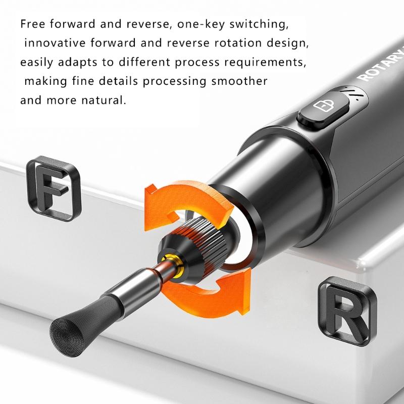 Travel Engraver Pen 12 Piece Accessories Set Ergonomic Hand Drill Tool For Home Workshop Jewelry Making