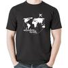 Adventure Awaits World Map for Travel Vacations T-Shirt Sweatshirt Hoodie Tanktop for Men Women Kids Black