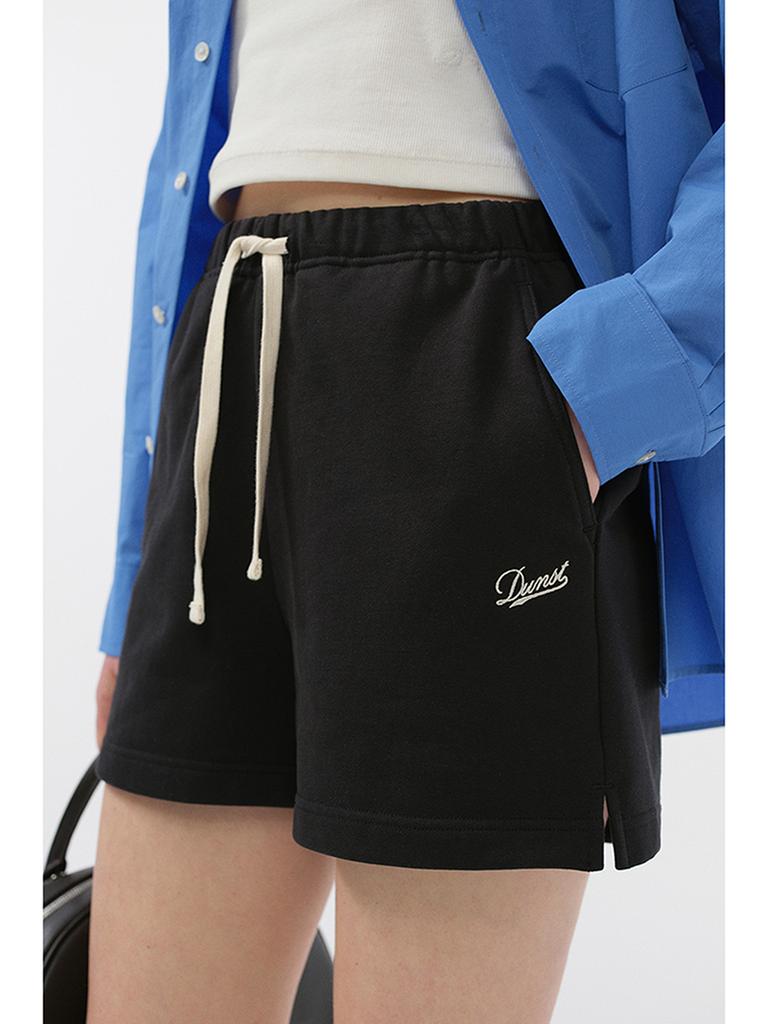 Deonseuteu Unisex Classic Sweat Shorts_Udpa5B122_Black