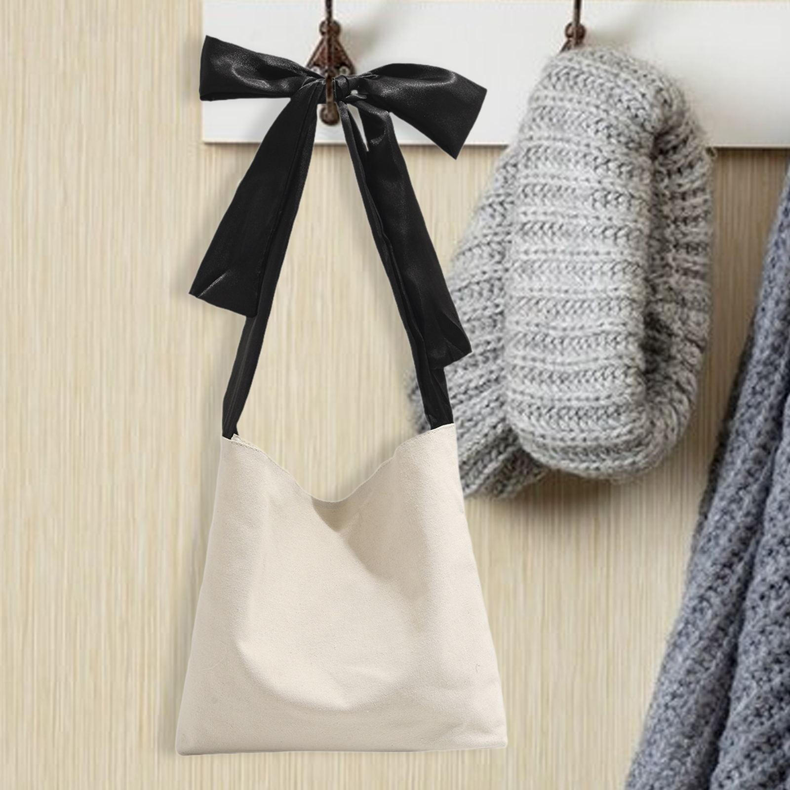 

Холщовая сумка-тоут, стильная женская сумка на плечо для весеннего Дня матери на открытом воздухе