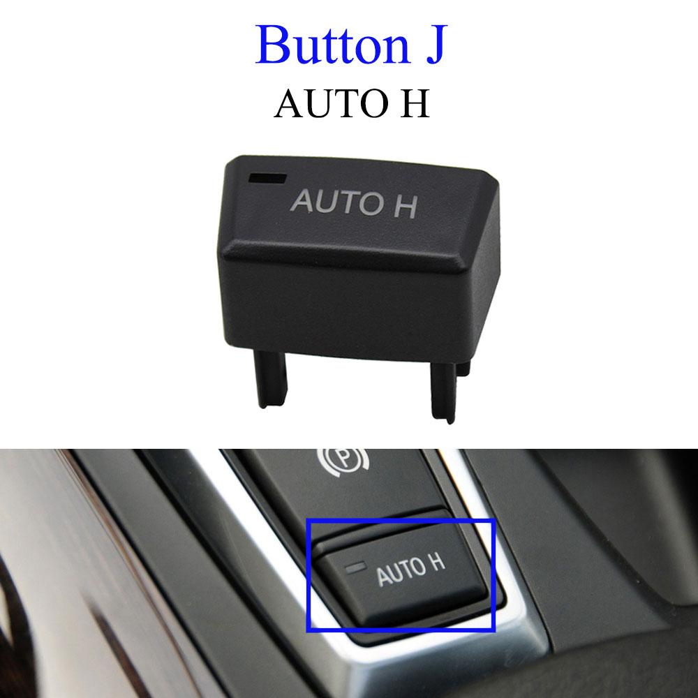 For BMW X5 X6 E70 E71 Car Dashboard Keys AUTO Radar Sensor Rear Cover Parking Trunk Switch Start Stop Button AC Vent Slider