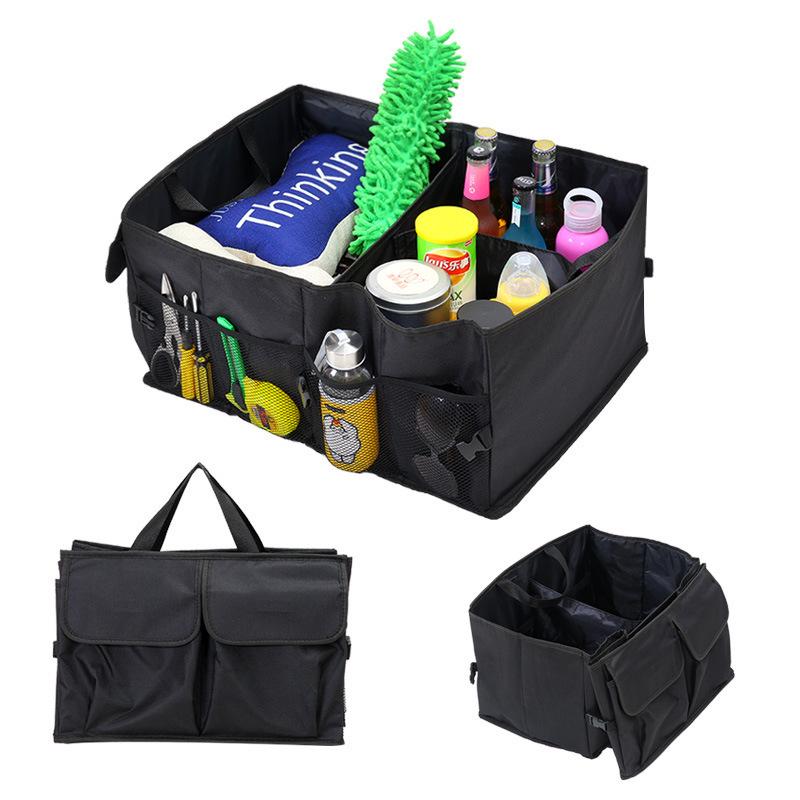 Organizador Plegable de Tela Oxford para Maletero de Coche: Caja de Almacenamiento Engrosada para Gran Capacidad